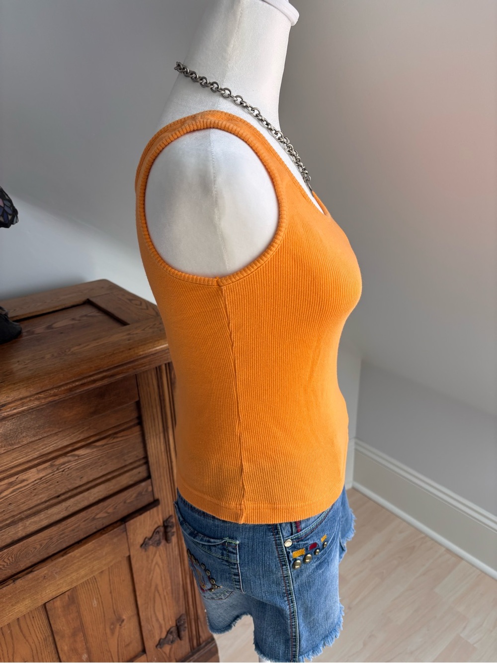 Hechter Jeans Ribbed Tank 🧡 - Picture 4 of 5